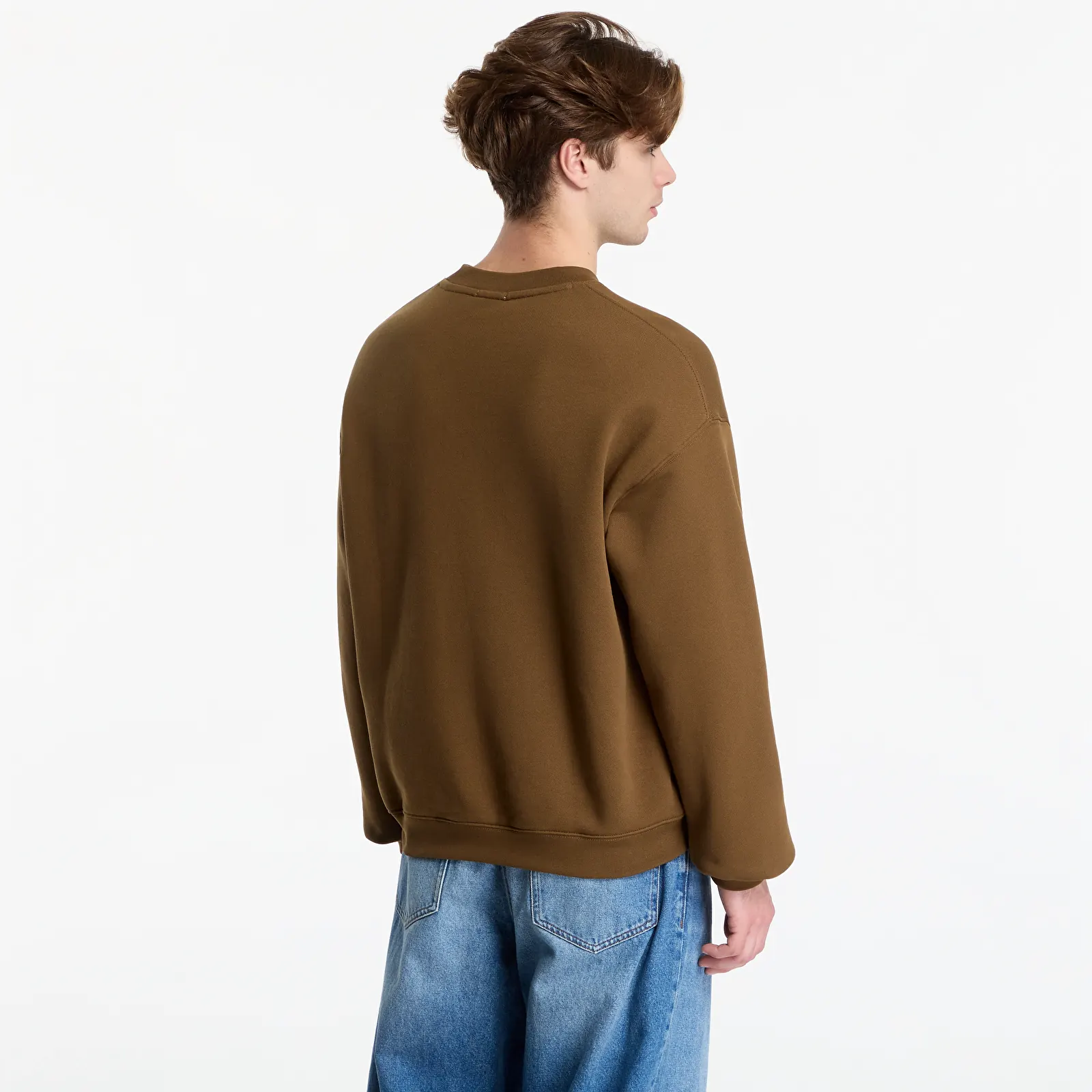 Mikiny Lacoste Crewnecks UNISEX Mascara Brown