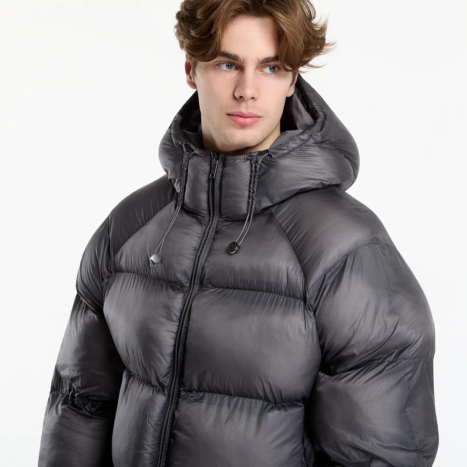 Jakker Daily Paper Raglan Sleeve Dias Puffer Jacket Black
