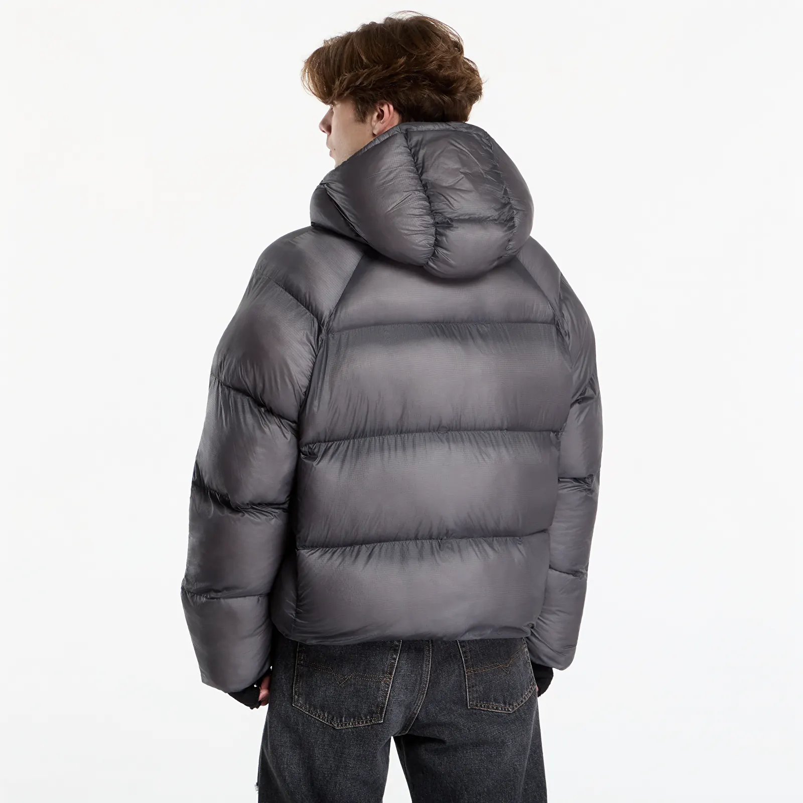 Jakker Daily Paper Raglan Sleeve Dias Puffer Jacket Black
