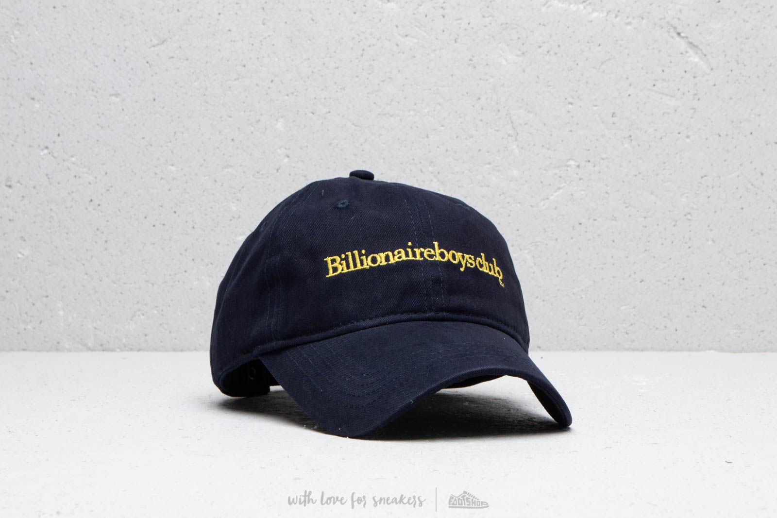 Šiltovky Billionaire Boys Club Embroidered Curved Visor Cap Navy