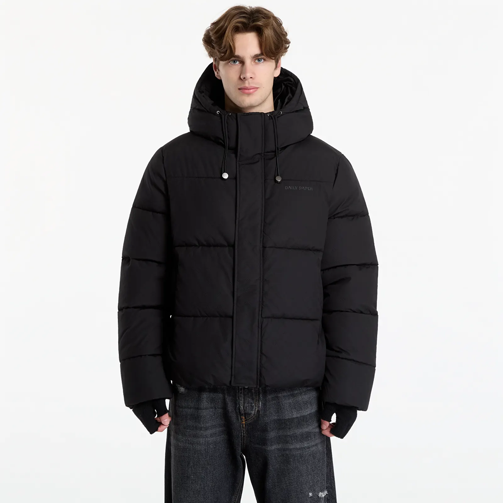 Vestes  Daily Paper Sealed Monogram Puffer Jacket Black