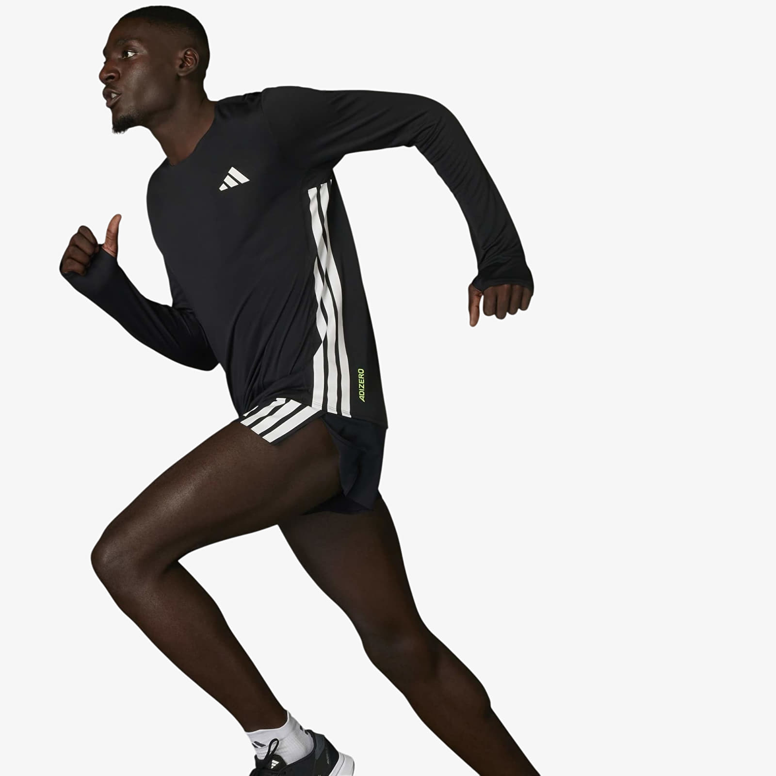 Мъжки тениски adidas Adizero Running Longsleeve T-Shirt Black