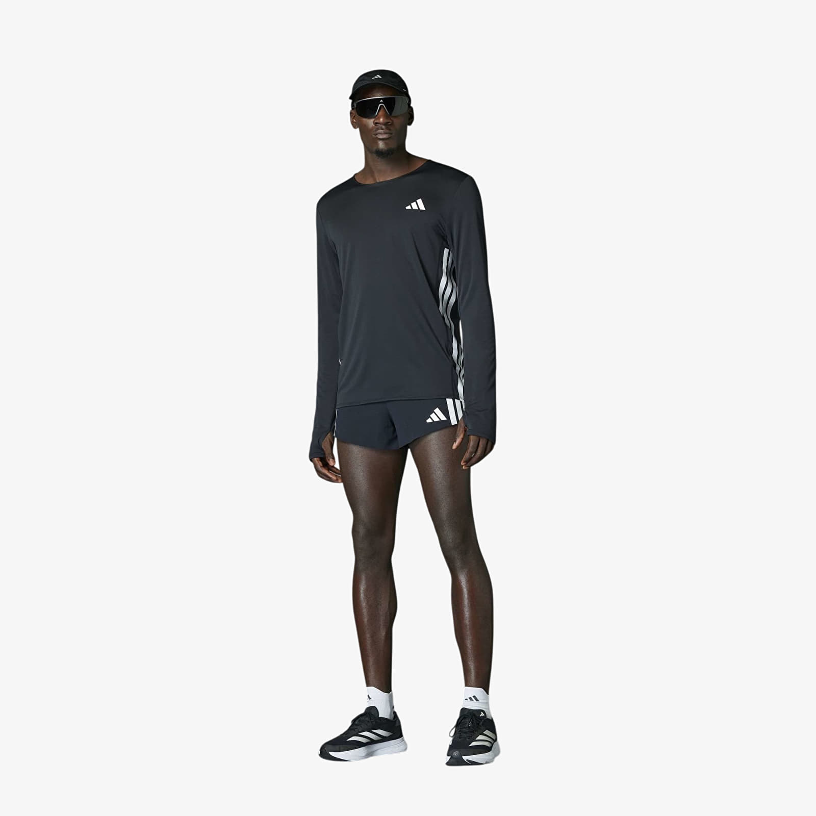 Мъжки тениски adidas Adizero Running Longsleeve T-Shirt Black