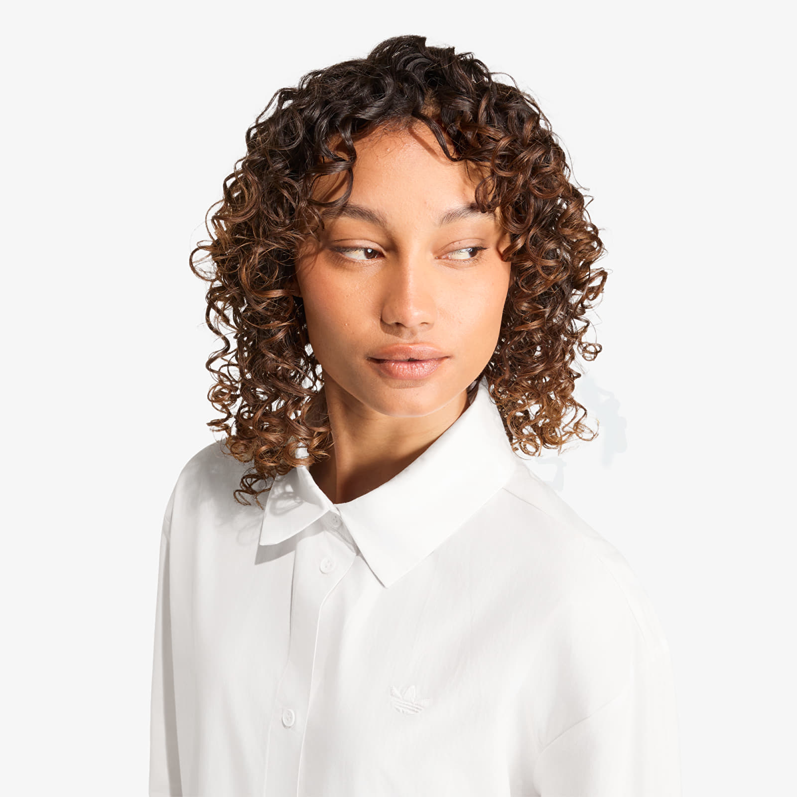 Camisas femininas adidas 3 Stripes Shirt Cloud White/ Cloud White