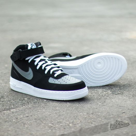 nike air force 1 mid 07 black and white