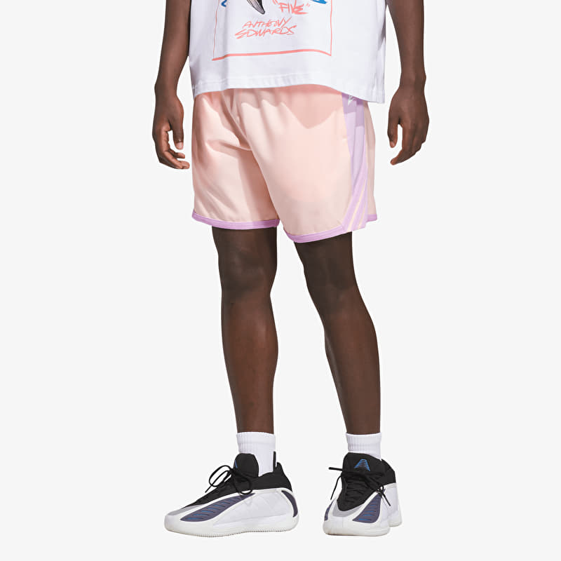 Pantaloni scurți adidas Anthony Edwards Crazy Lite Short Haze Coral/ Bliss Lilac