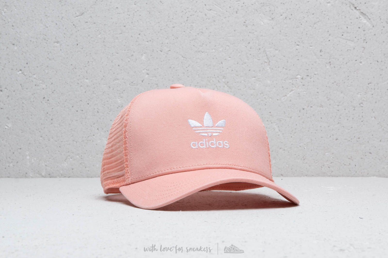 Caps adidas Trefoil Trucker Dust Pink/ White Footshop