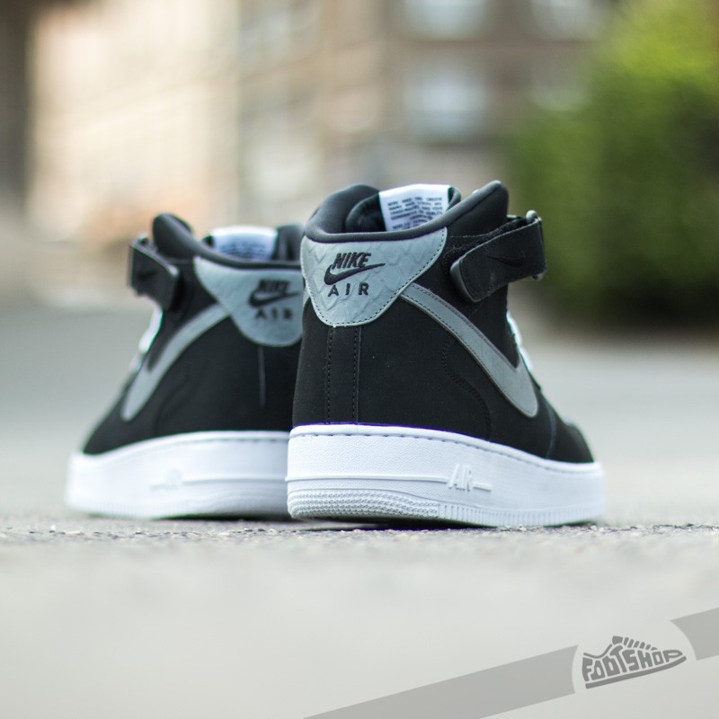 Men's shoes Nike Air Force 1 Mid ´07 Black/Cool Grey-White