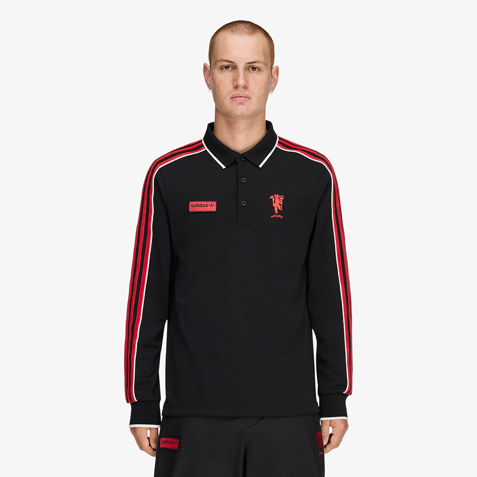 Koszulki adidas Manchester United SPZL F.C. Polo Black