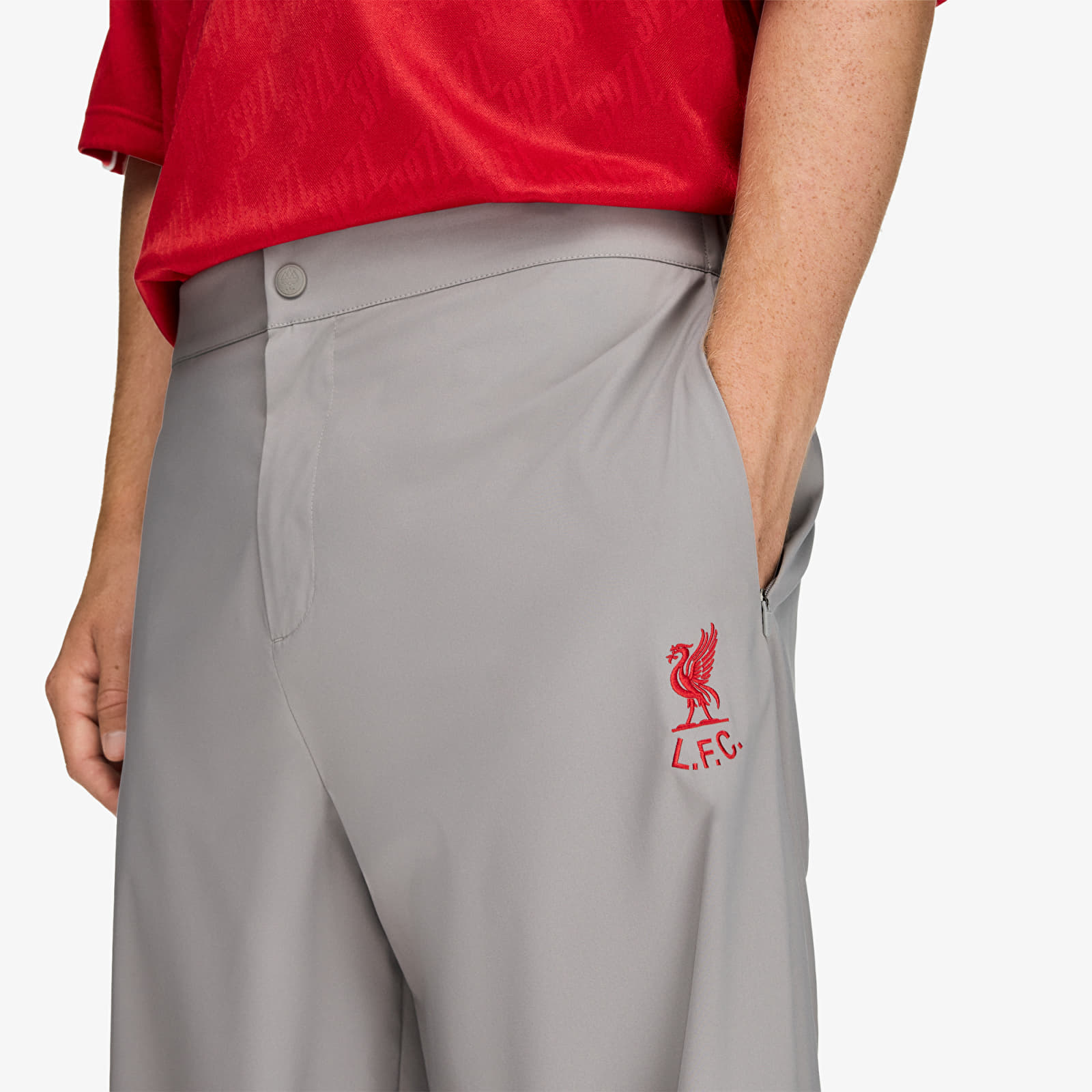 Spodnie adidas Liverpool SPZL F.C. Track Pant Dove Grey