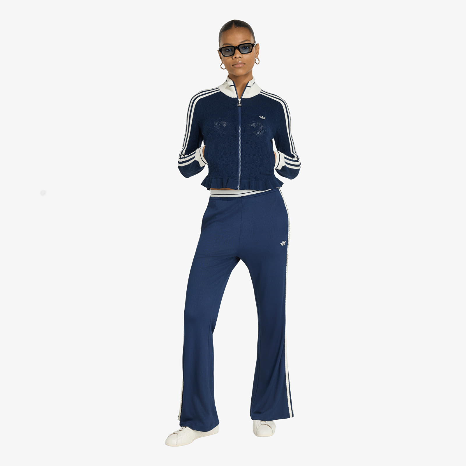 Women's jackets adidas Sports Track Top Night Indigo/ Off White