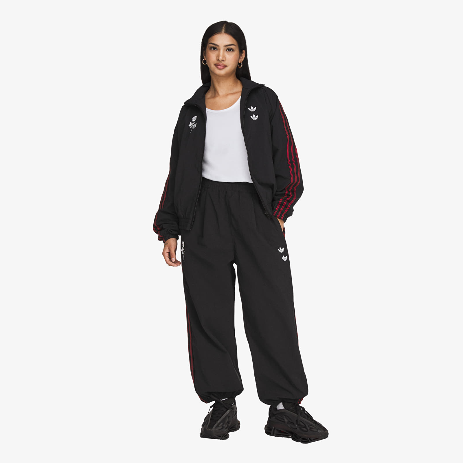Bikses adidas x Willy Chavarria Woven Track Pant Black