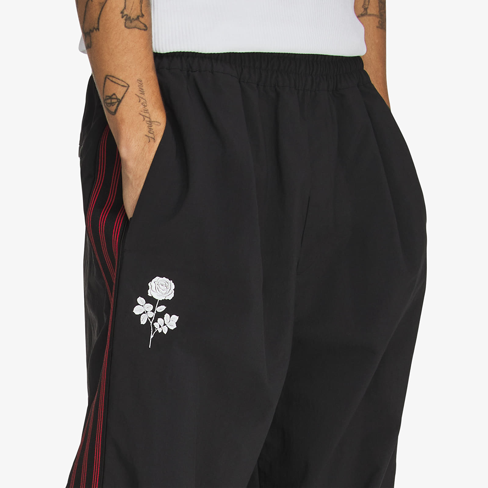 Bikses adidas x Willy Chavarria Woven Track Pant Black