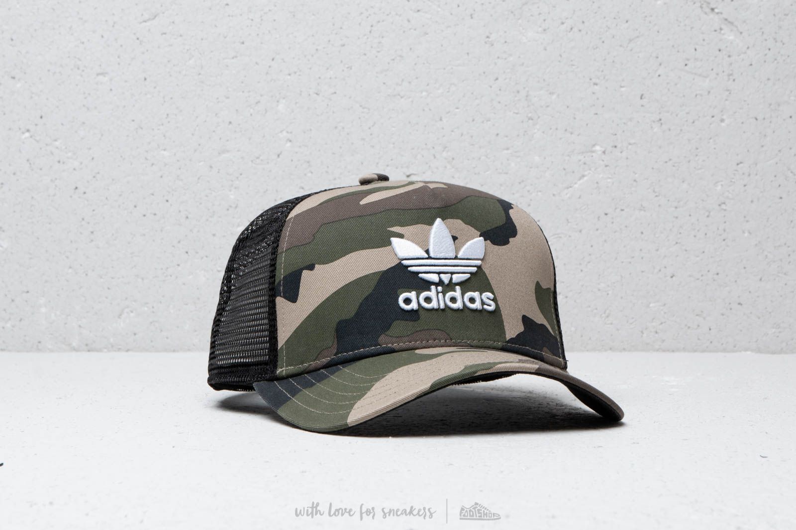 Adidas camo trucker cap clearance