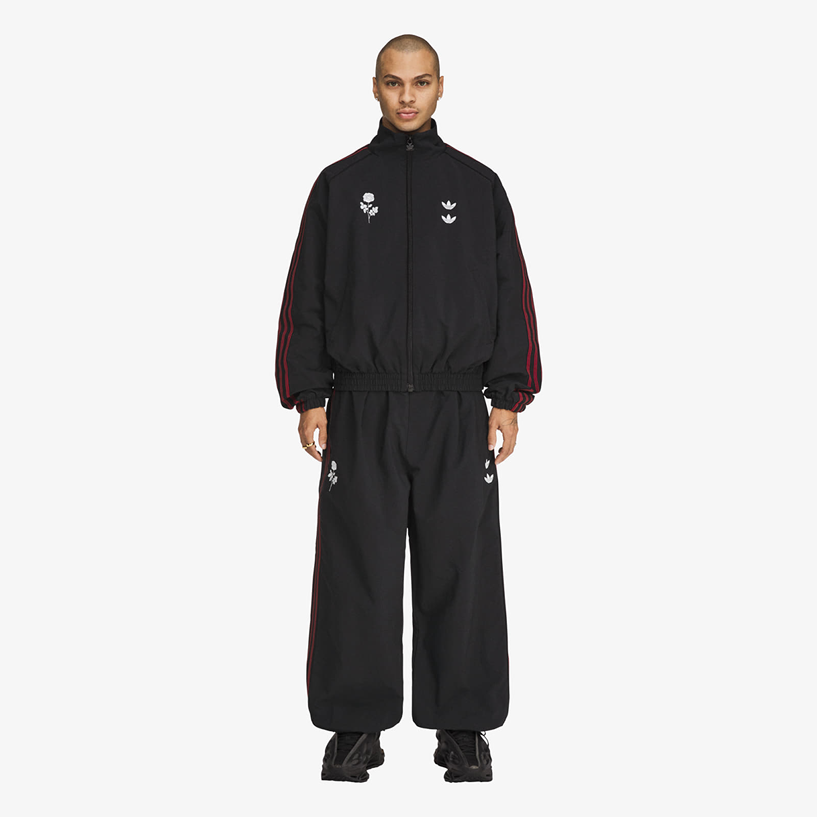 Bikses adidas x Willy Chavarria Woven Track Pant Black