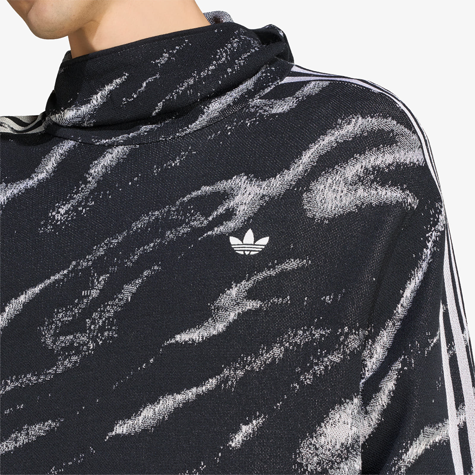 Hoodies e sweatshirts adidas Adilenium 6 Knitted Hoodie Black/ Grey Three