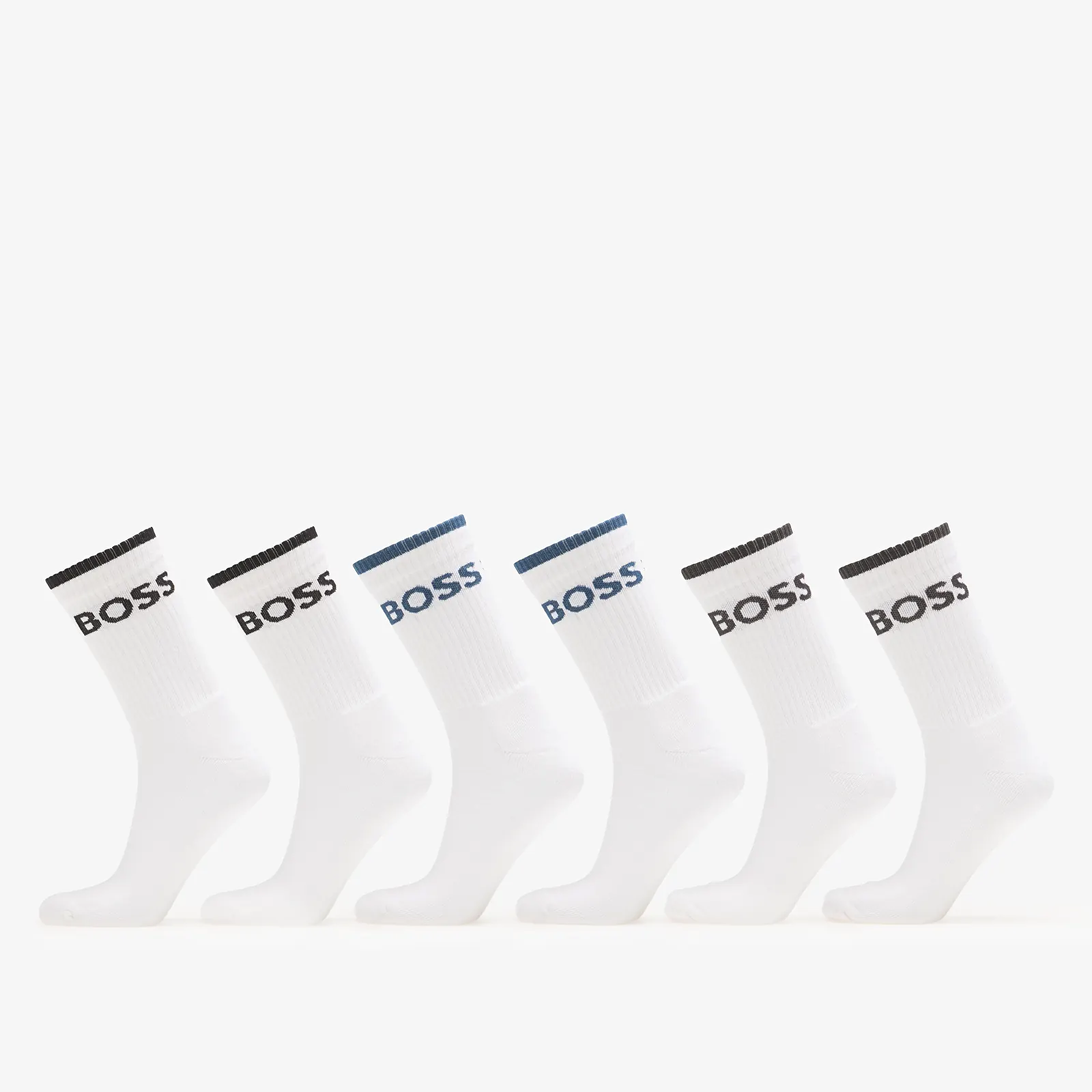 Socks Hugo Boss 6-Pack QS Stripe Socks White