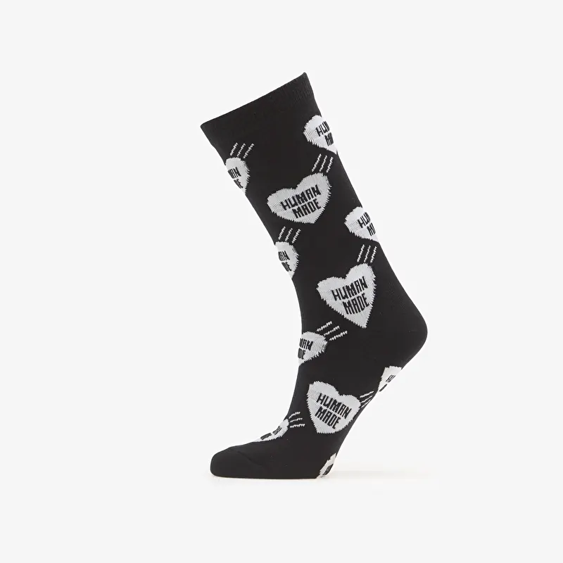 Șosete Human Made Heart Socks Black