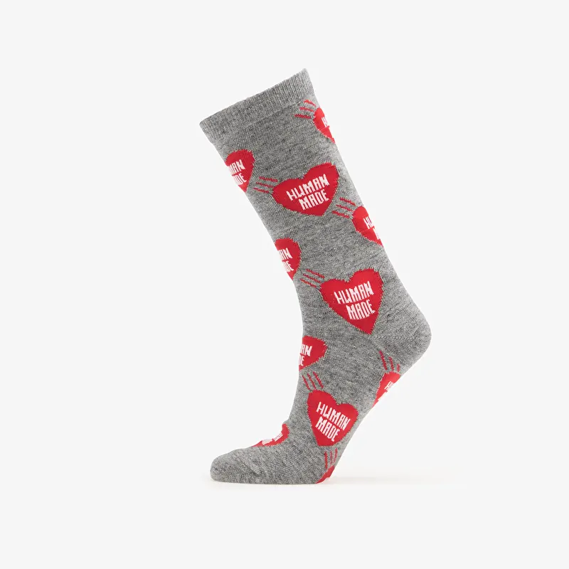Șosete Human Made Heart Socks Gray