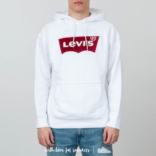 Hoodies and sweatshirts Levi s Oversized Pullover Hoodie White Footshop