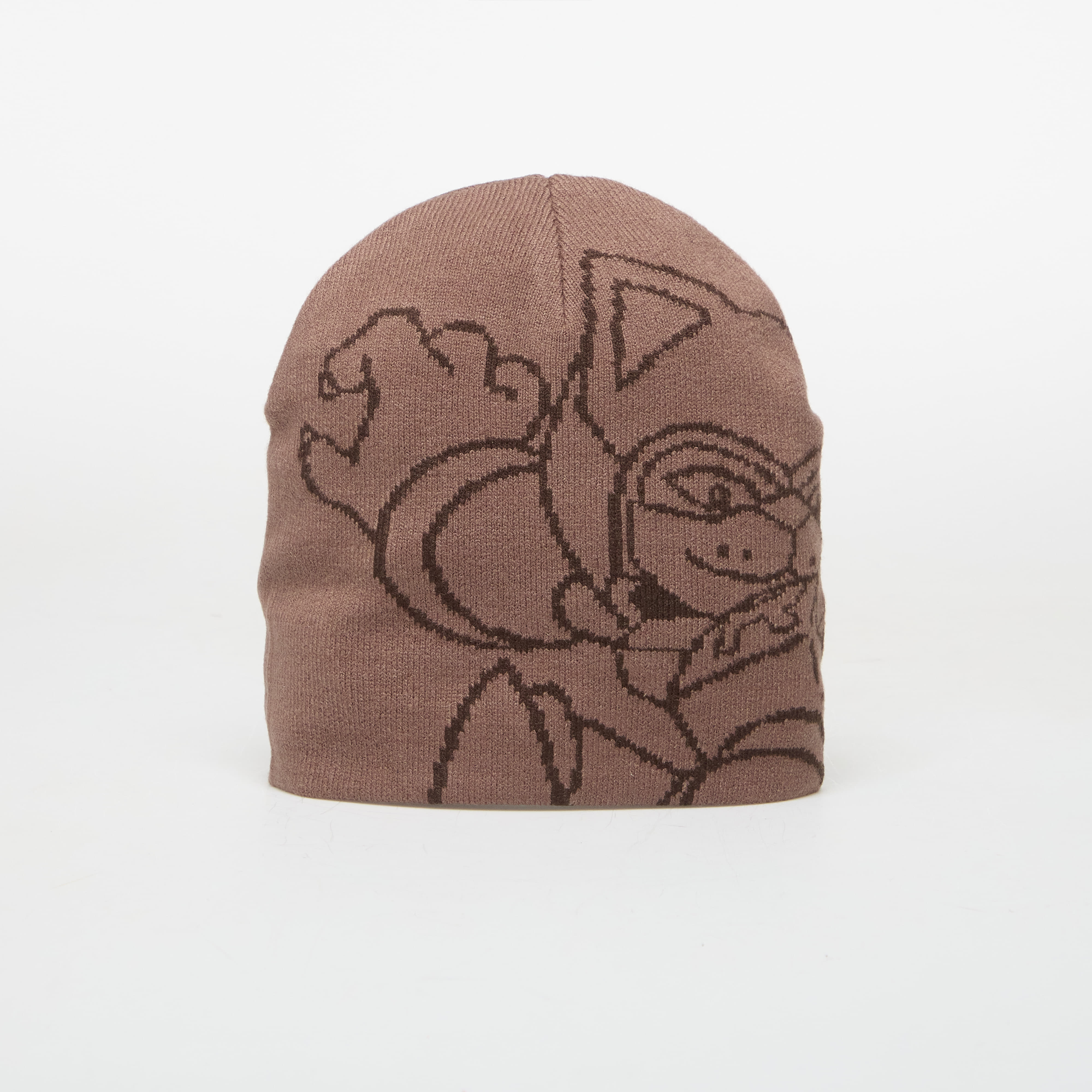 Șapcă RIPNDIP Rokkunerm Skull Beanie Brown Universal