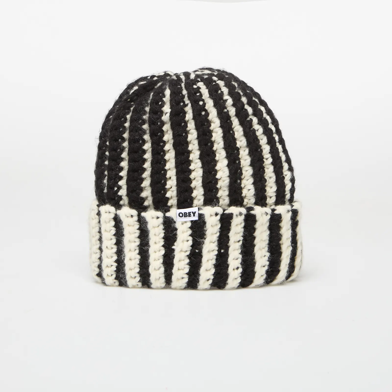 Skrybėlės Obey Scout Chunky Beanie Black Multi
