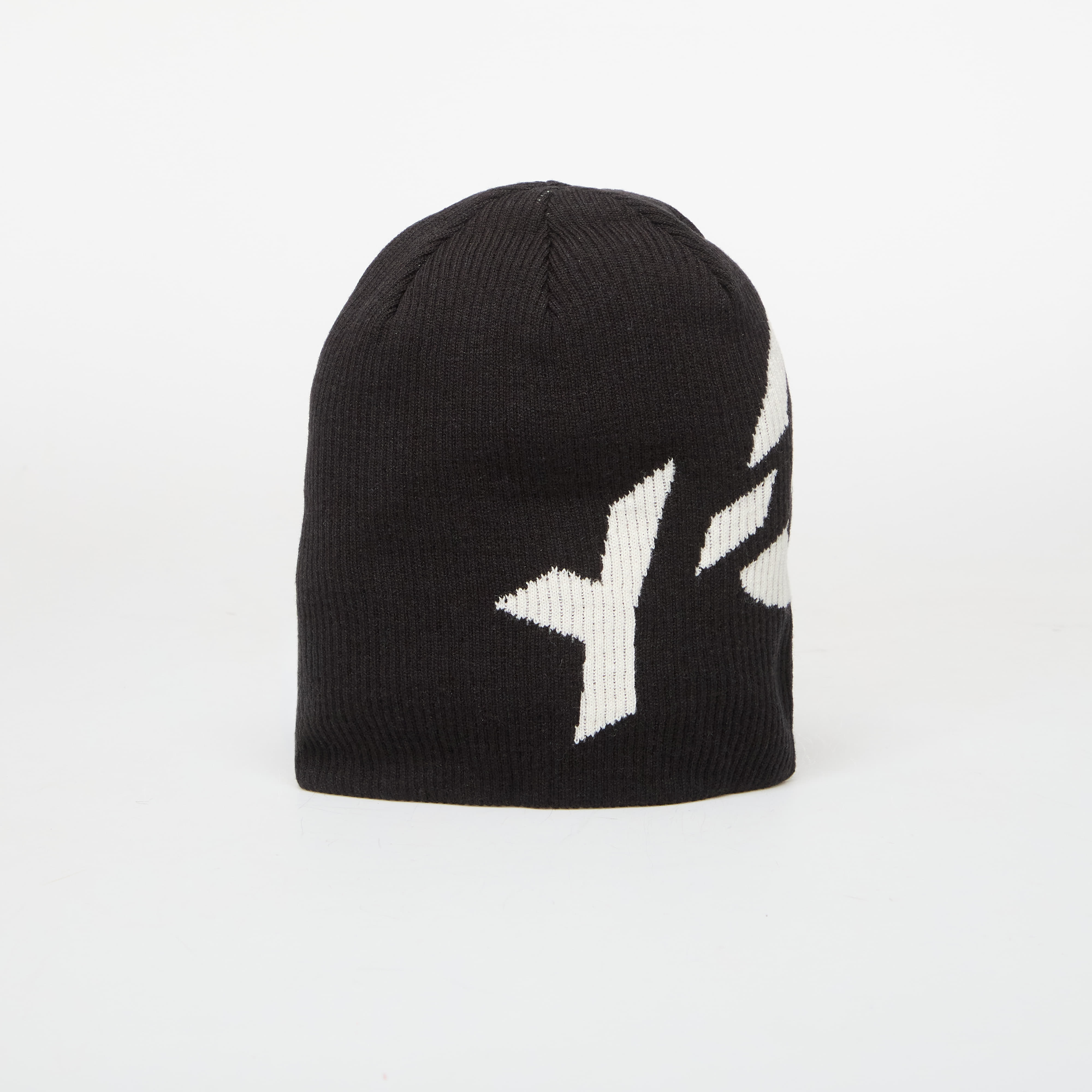 Čepice Y-3 Graphic Logo Beanie Black/ Cream White M