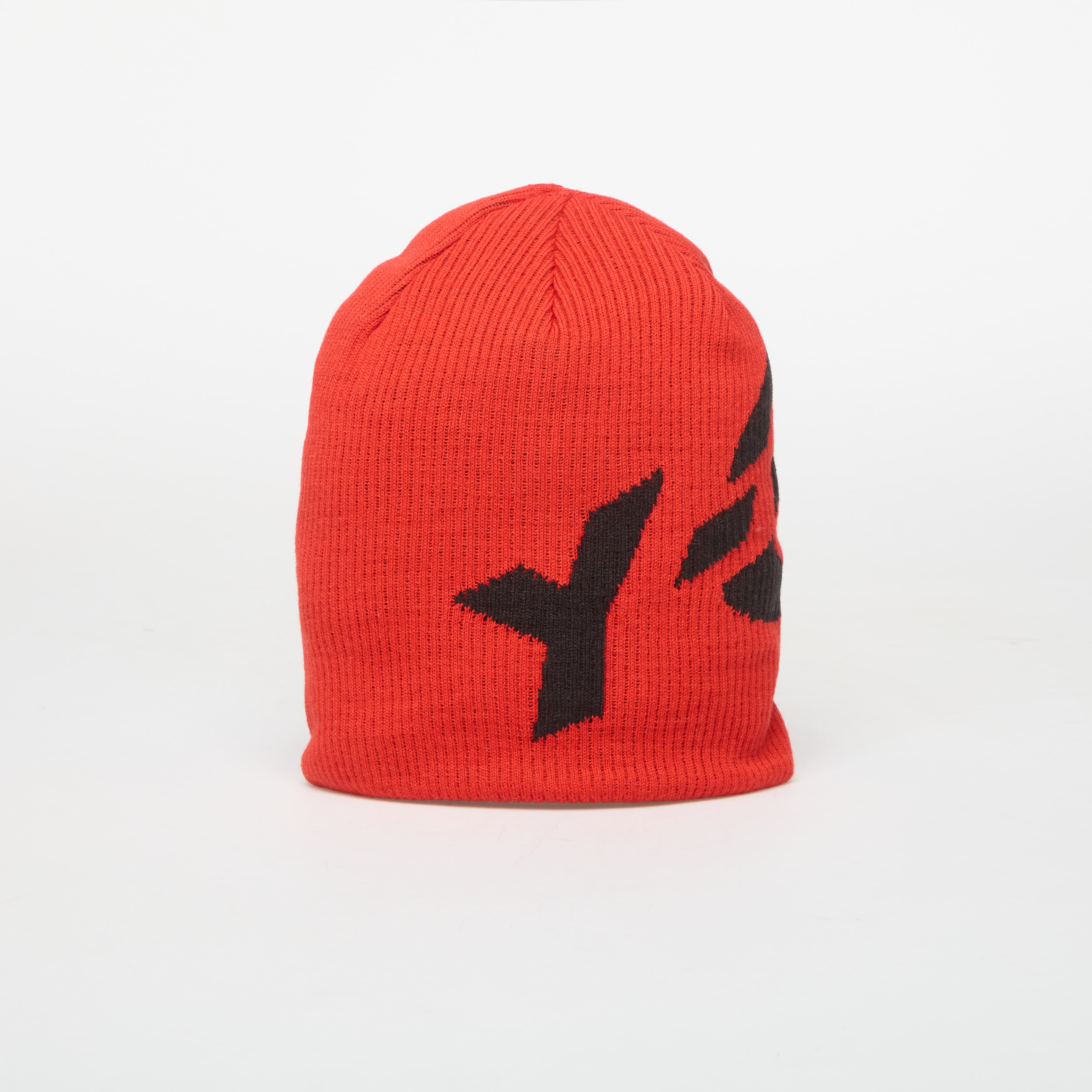 Čepice Y-3 Graphic Logo Beanie Red/ Black M
