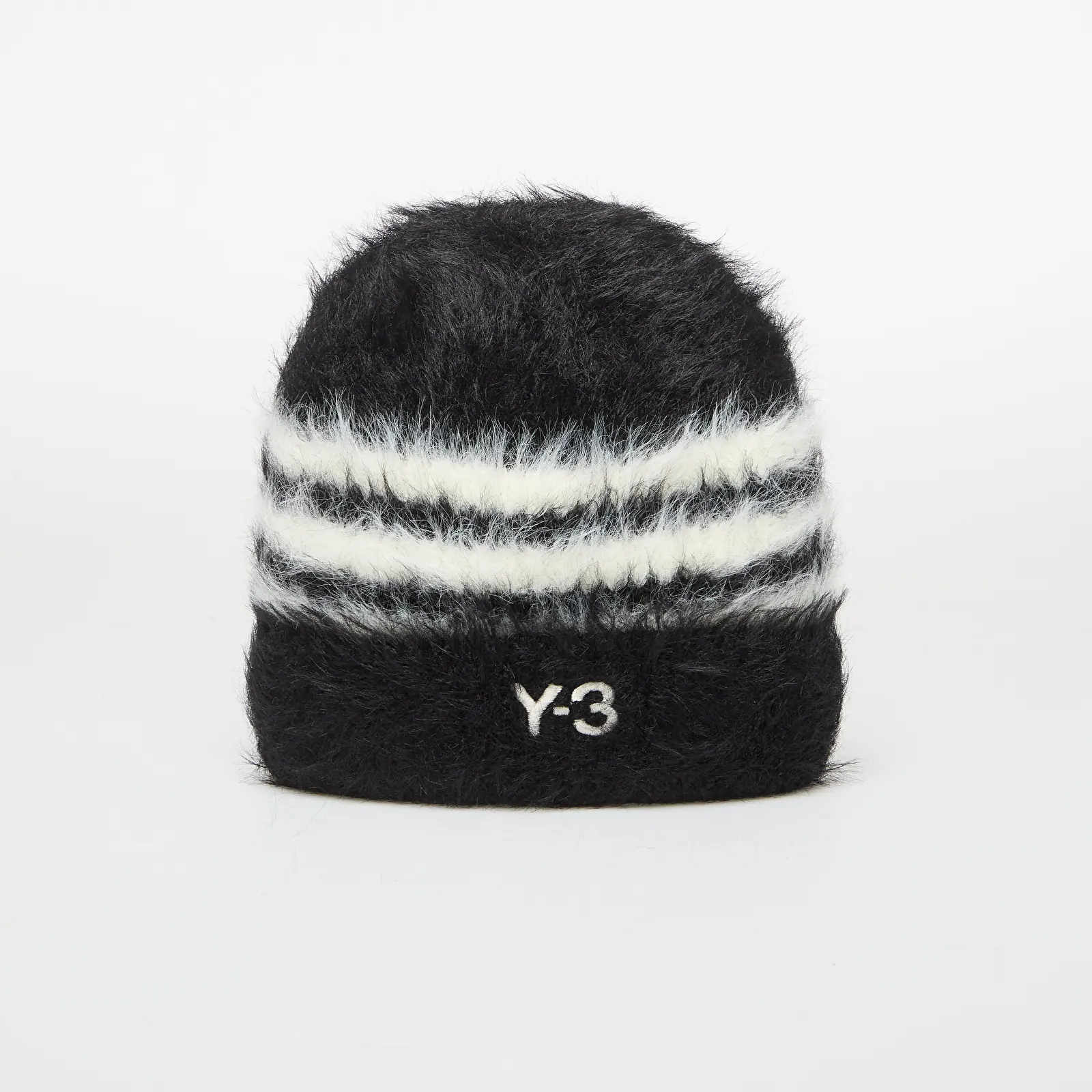 Mutsen Y-3 Stripes Beanie Black/ Cream White