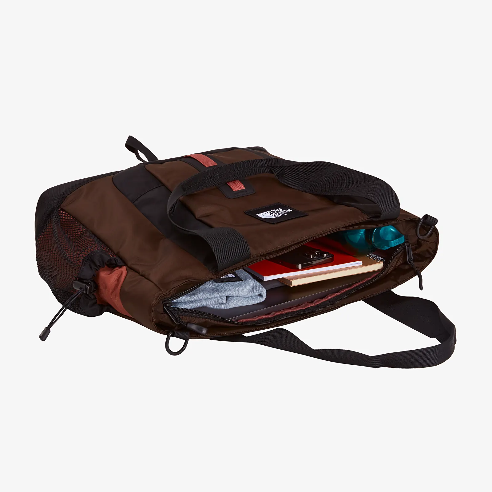 Sacs à bandoulière pour hommes The North Face Hot Shot Tote Dark Chestnut/ Cumulus Cloud