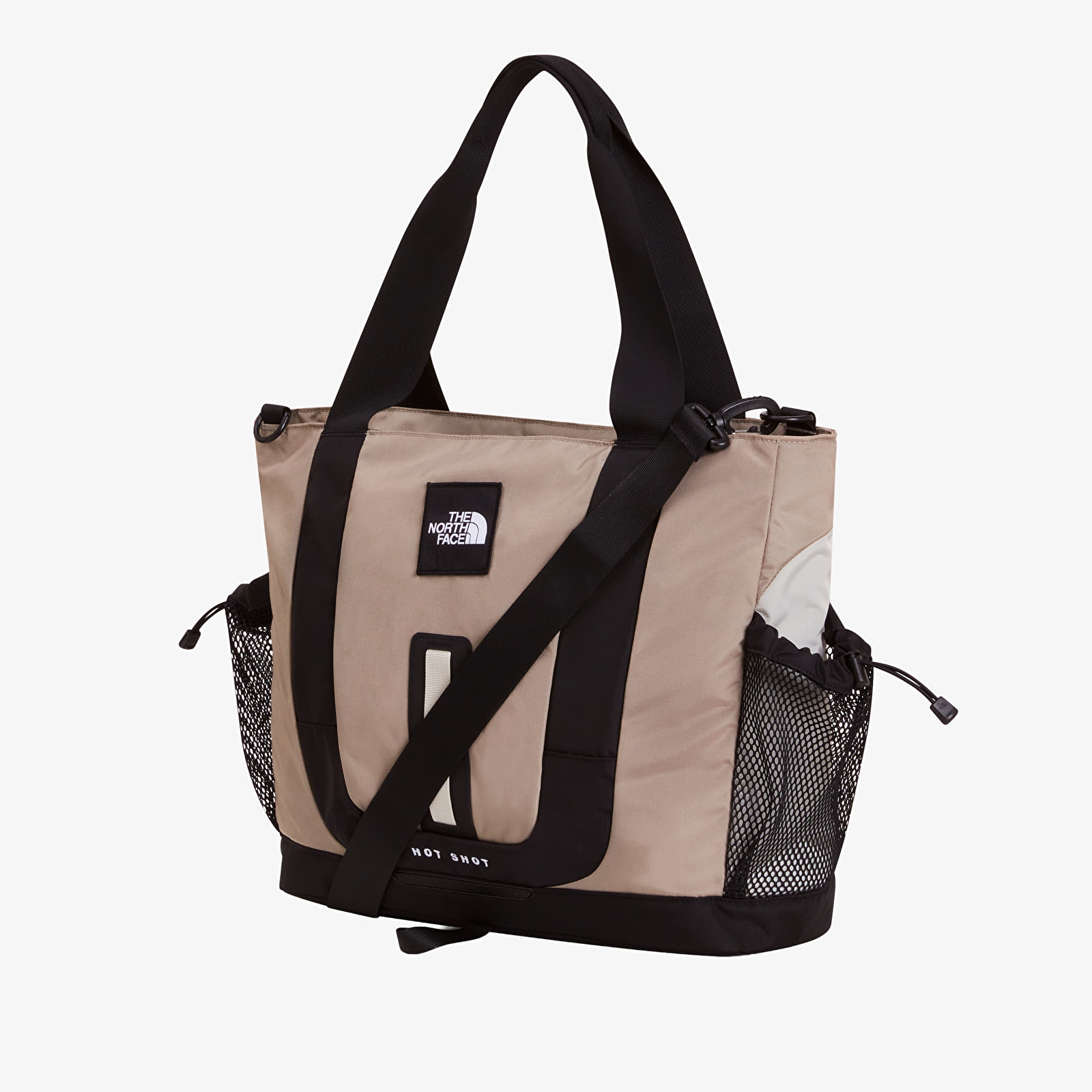 Men's Shoulder Bags The North Face Hot Shot Tote Stone Slab/ Cumulus Cloud