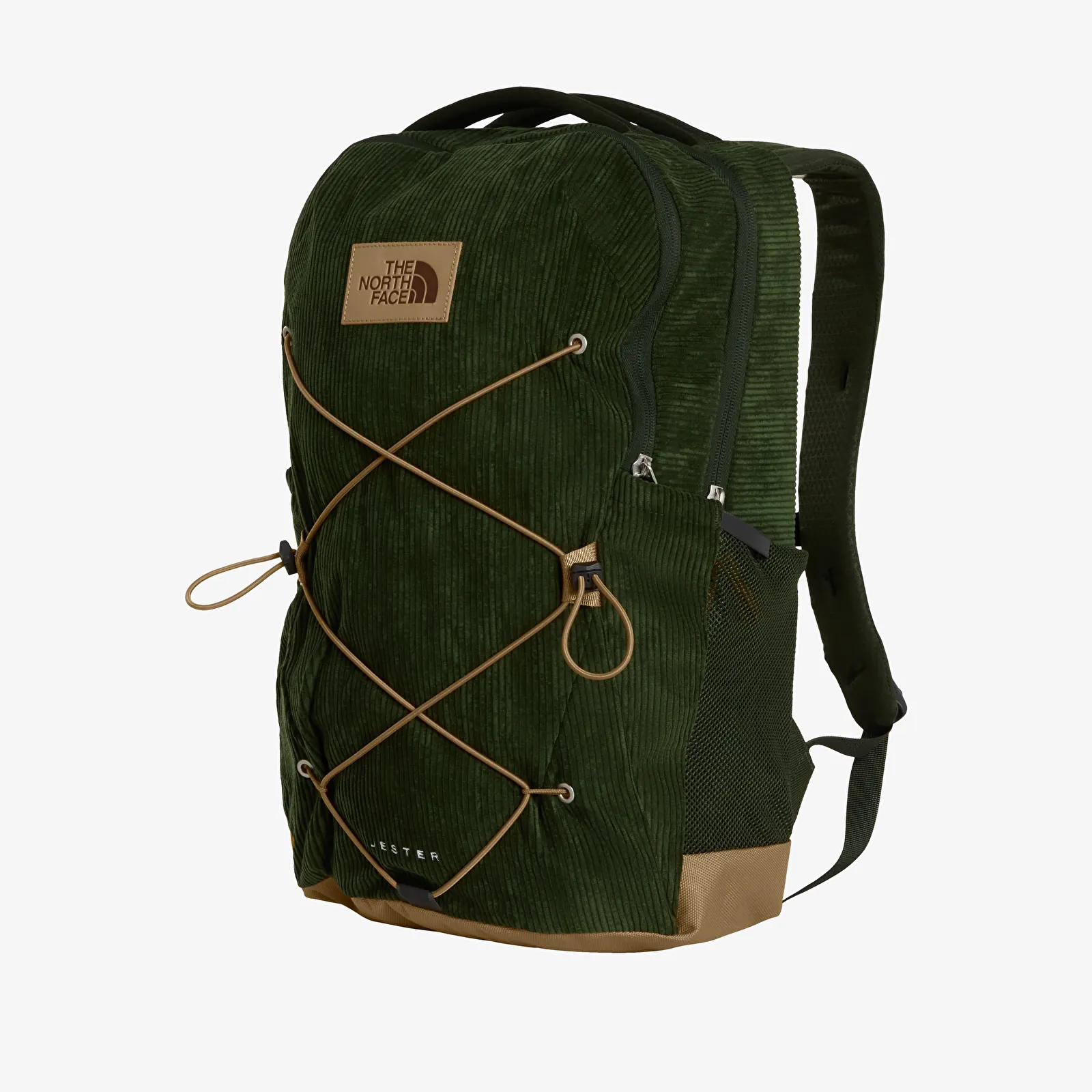 Men's backpacks The North Face Jester Pro Bottle Green/ Leather Brown