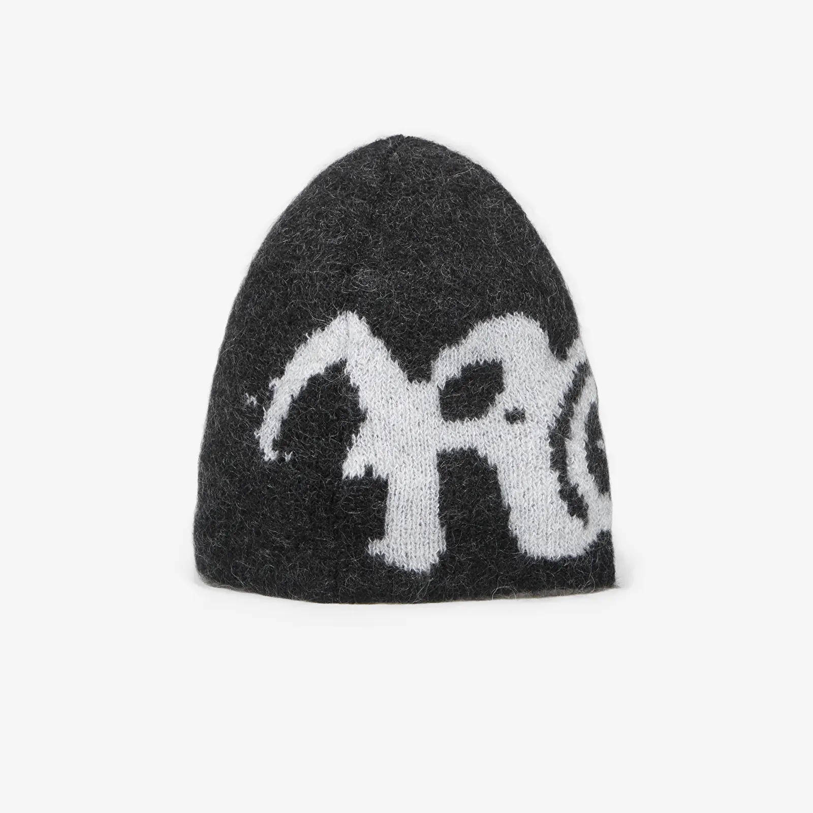 Čepice ROA Vortex Mohair Beanie Black White