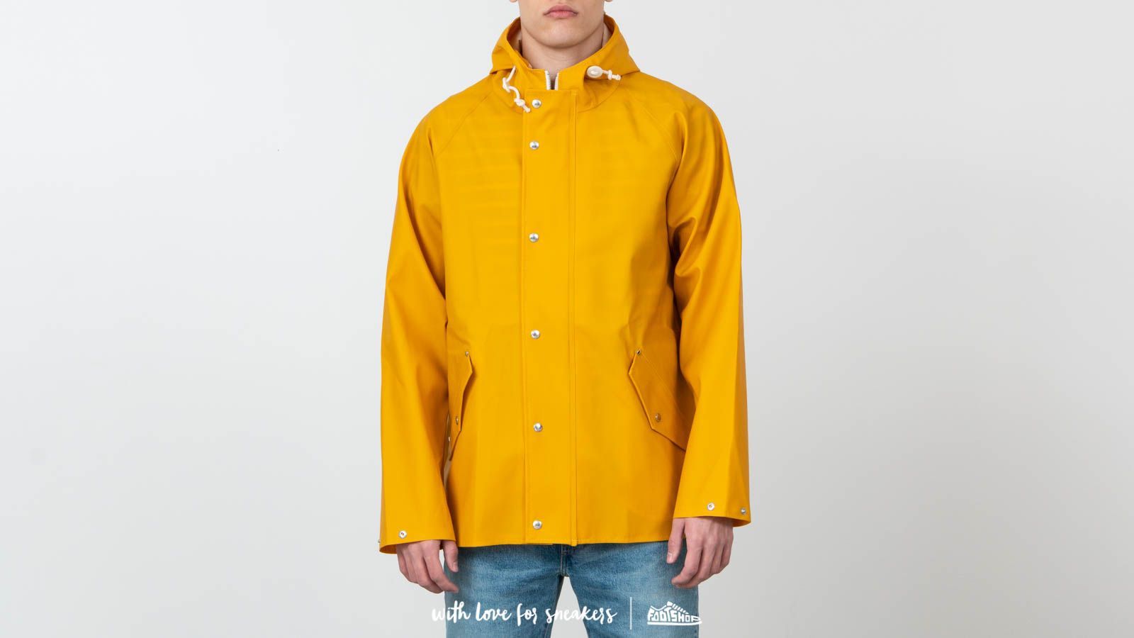 Raincoats Norse Projects Anker Rain Mustard Yellow