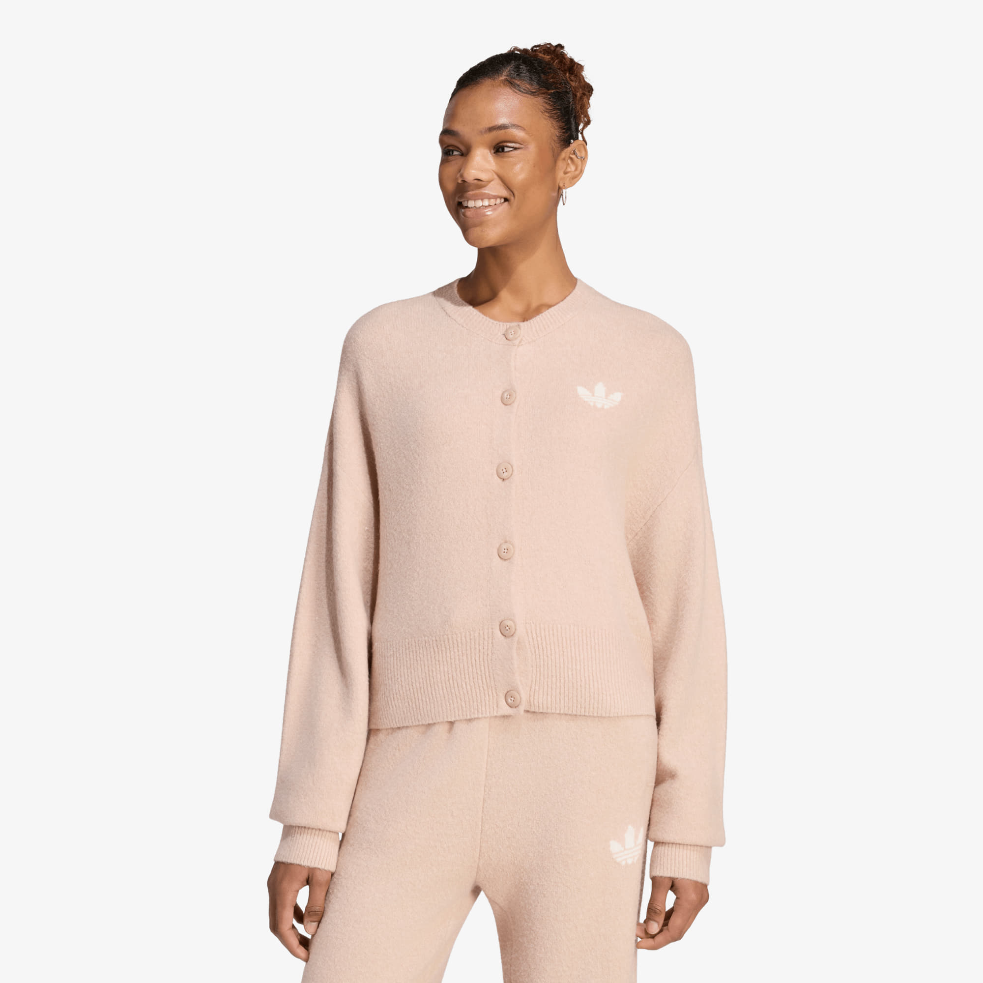 Пуловер adidas Essentials Knit Cardigan Wonder Taupe XL