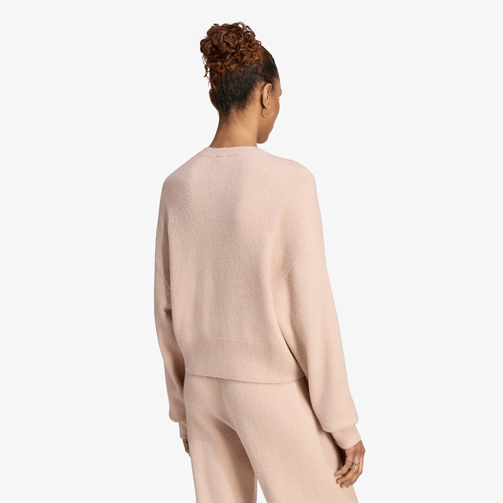 Pulls femme adidas Essentials Knit Cardigan Wonder Taupe