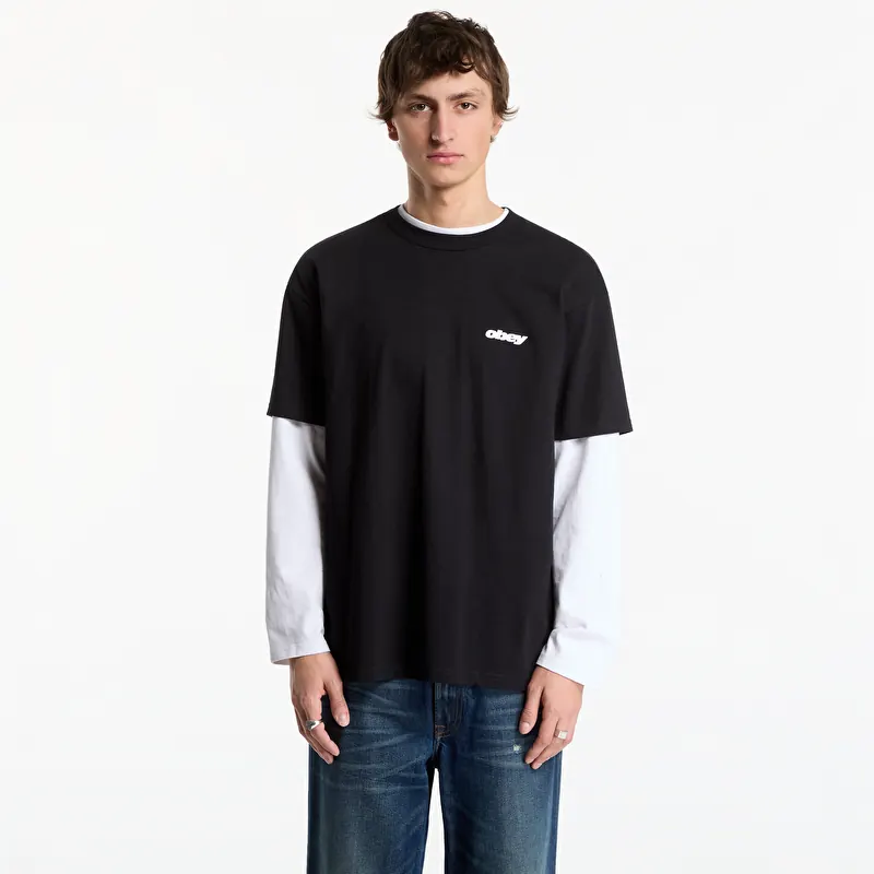 T-shirt Obey VHS Black