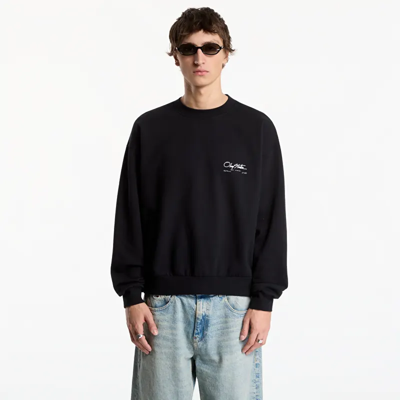 Sweatshirt Obey Autograph Crew Black