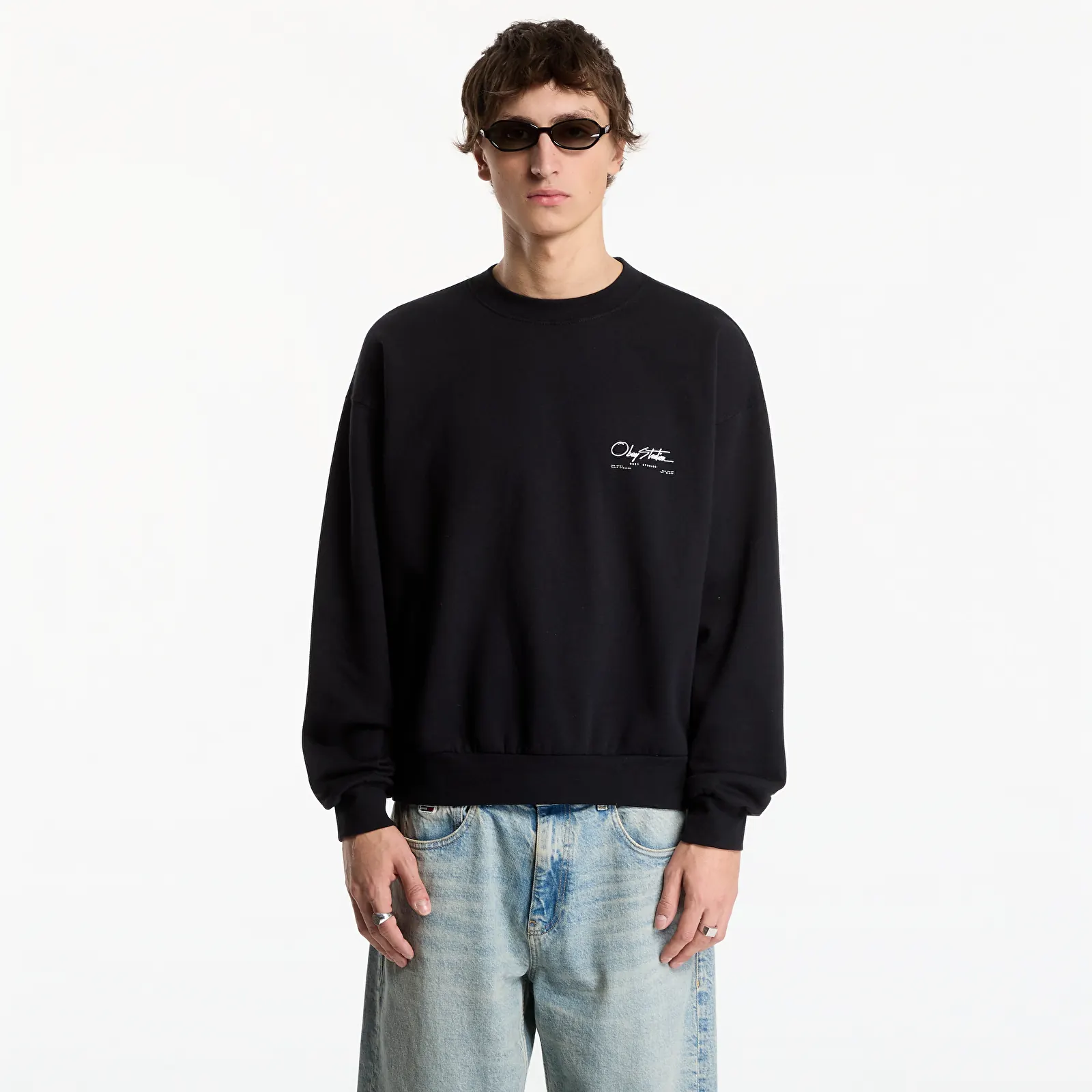Φούτερ Obey Autograph Crew Black