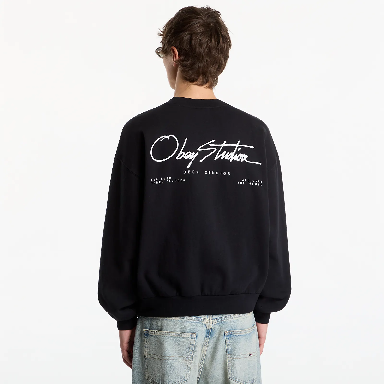 Φούτερ Obey Autograph Crew Black