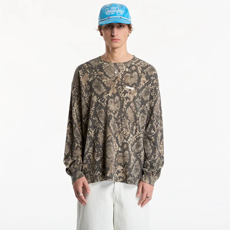 T-shirt Obey League Thermal Dusty Vintage Rattlesnake