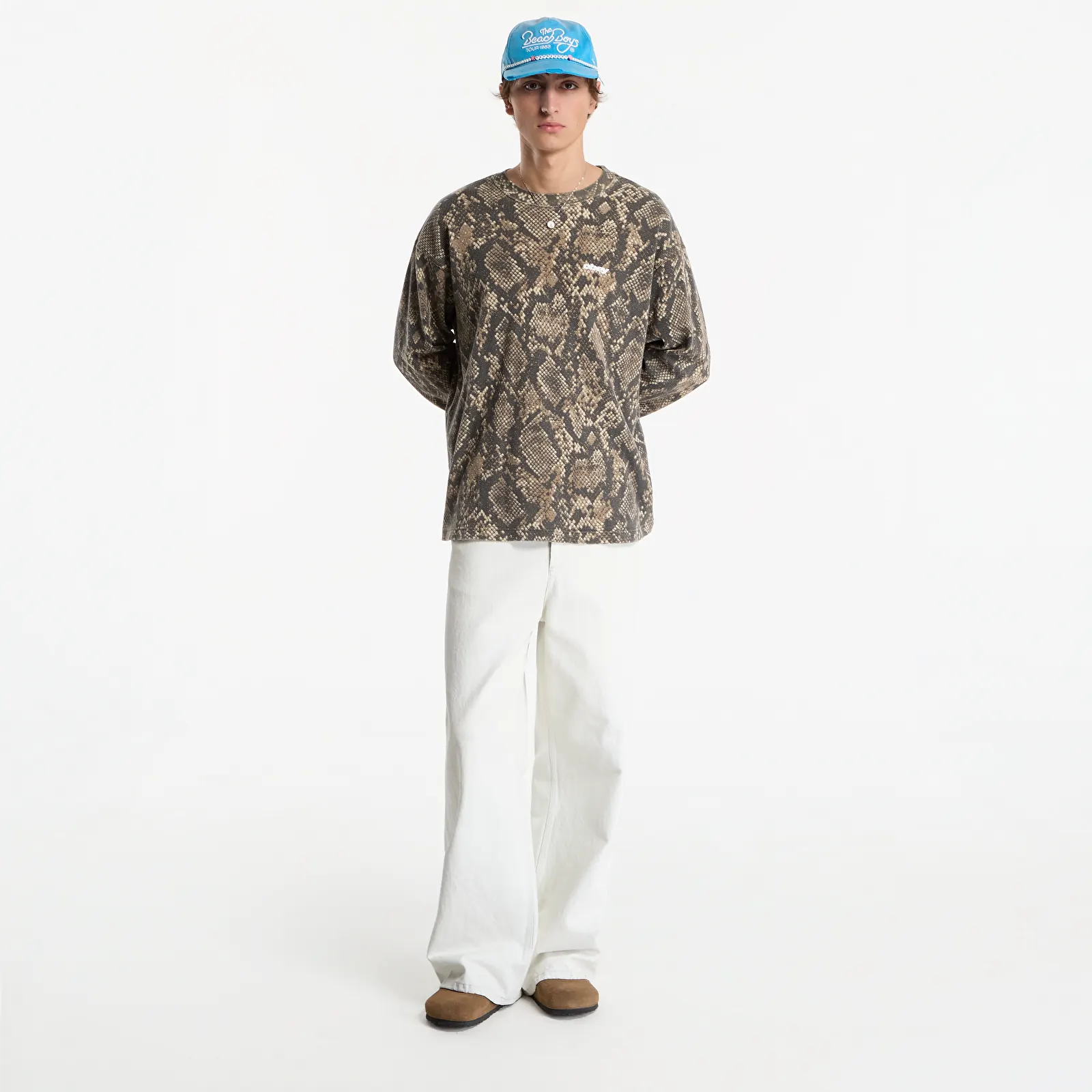 Männer T-Shirts Obey League Thermal Dusty Vintage Rattlesnake
