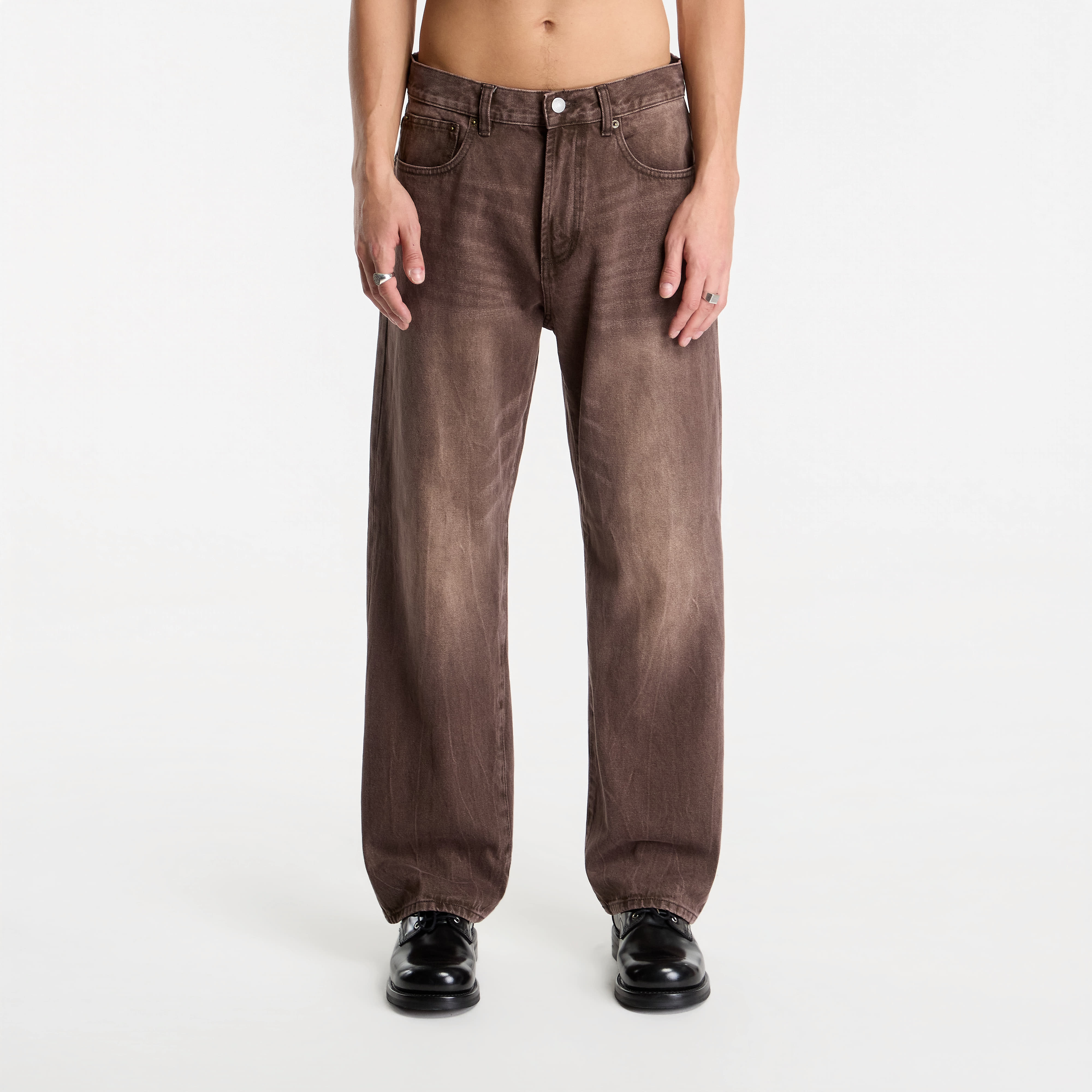 Дънки Obey Nelson Straight Leg Denim Vintage Archive Wren W31