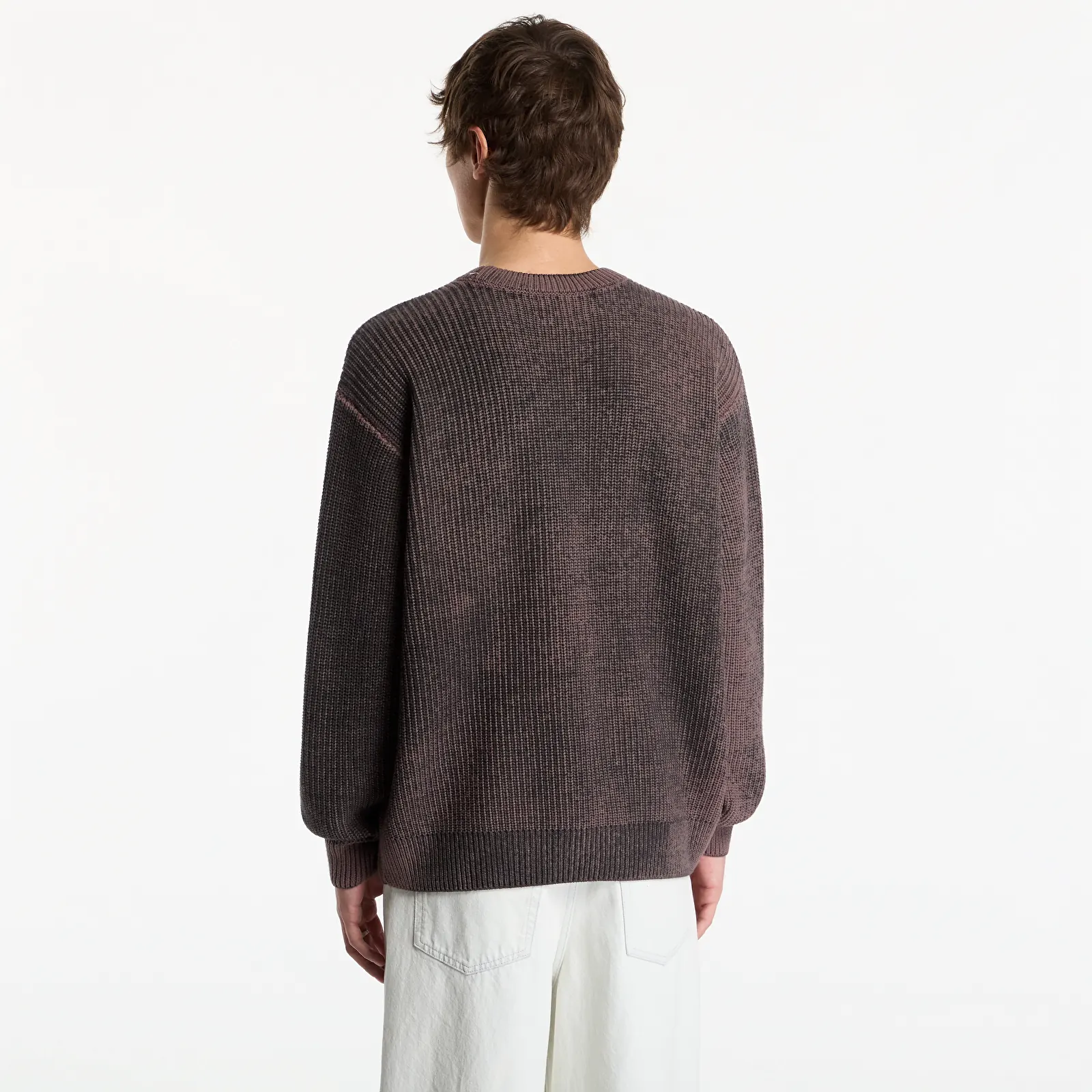 Miesten hupparit Obey Spray Effect Sweater Morel Multi