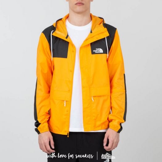 North face mountain jacket orange top