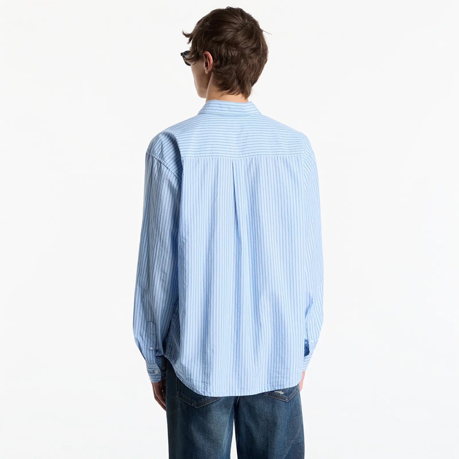 Men's shirts Obey Billy Woven Light Blue Multi