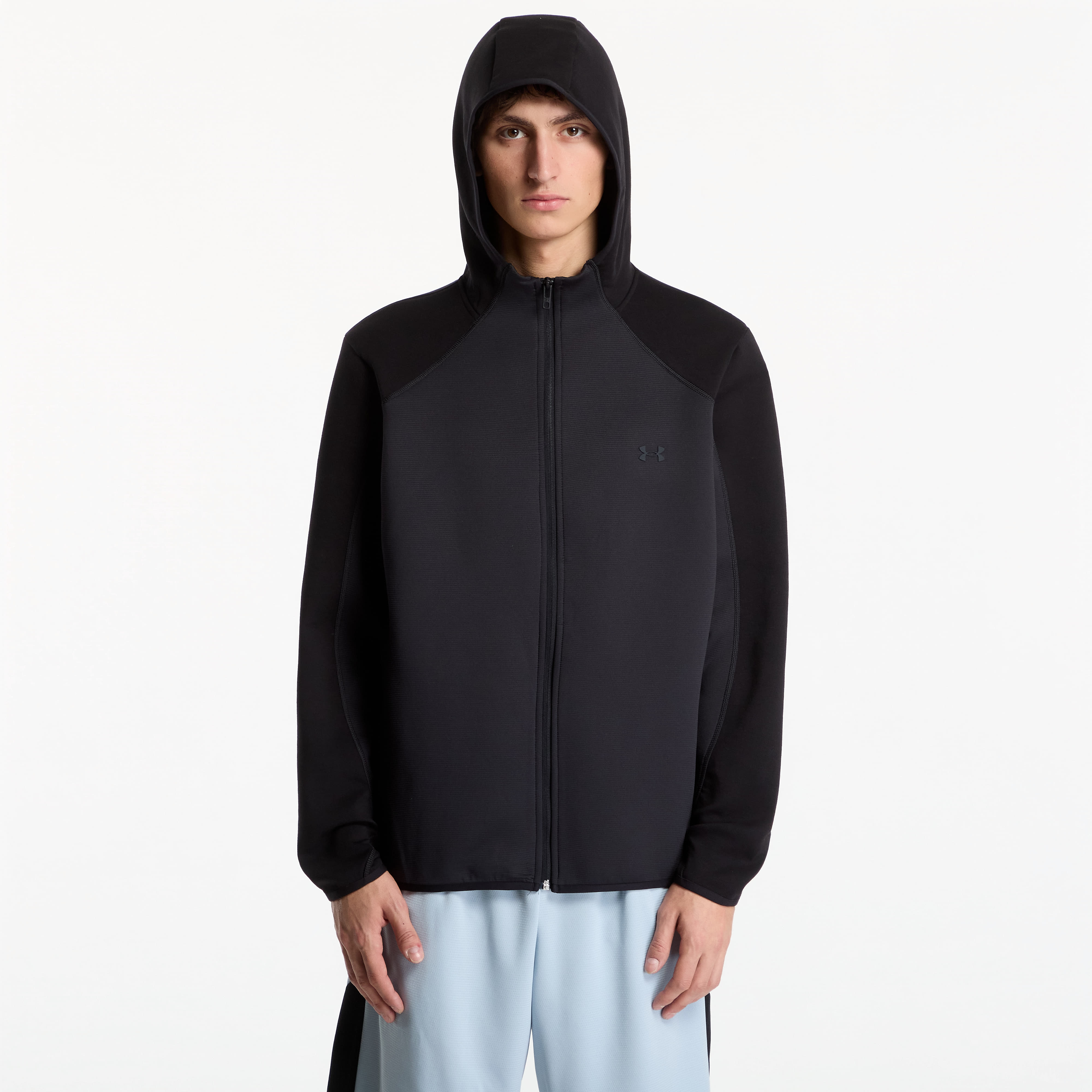 Суитшърт Under Armour Unstoppable Flc Txtrd FZ Ultimate Black/ Black S