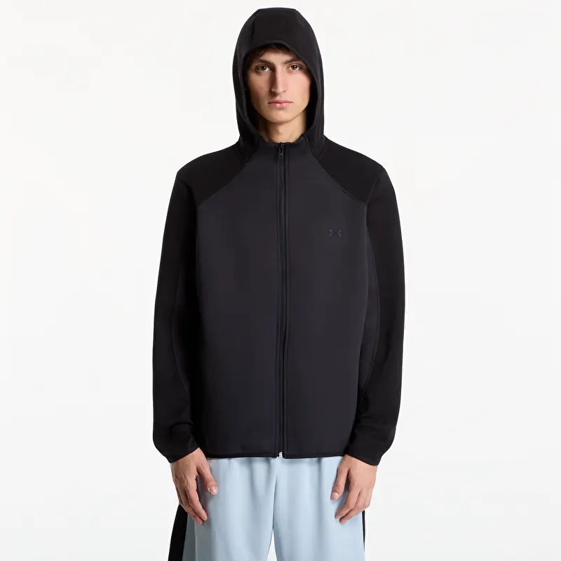 Толстовка Under Armour Unstoppable Flc Txtrd FZ Ultimate Black/ Black