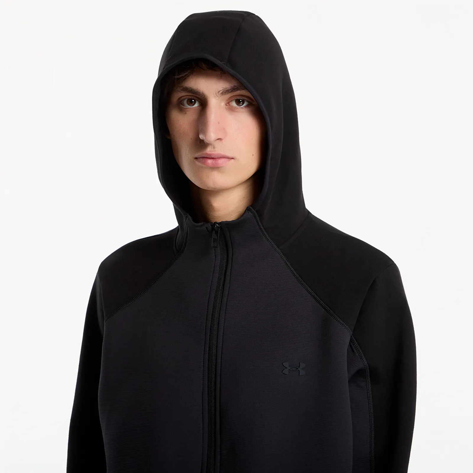 Регланы и толстовки Under Armour Unstoppable Flc Txtrd FZ Ultimate Black/ Black
