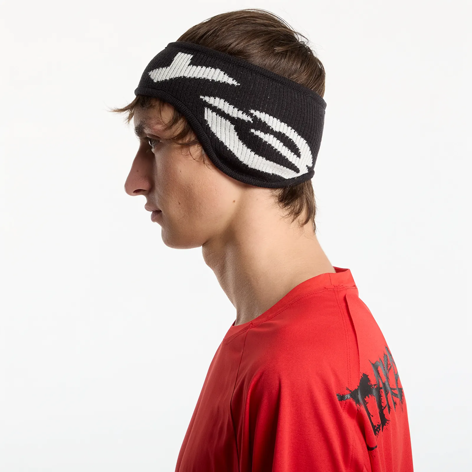 Autres accessoires Y-3 Graphic Logo Headband Black/ Cream White